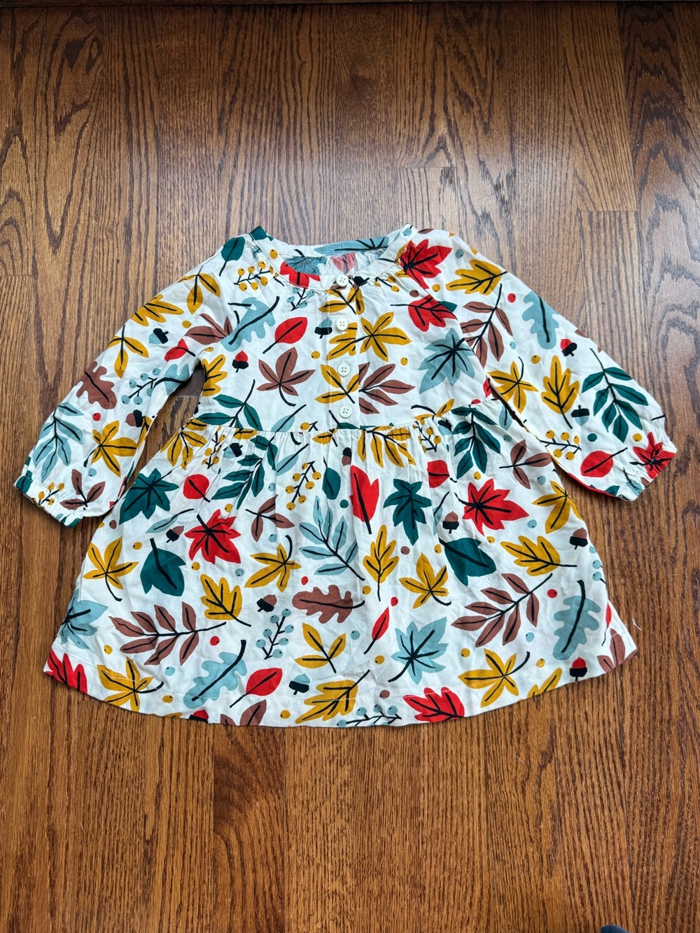 Hanna Andersson Fall Foliage Dress 18-24 Months